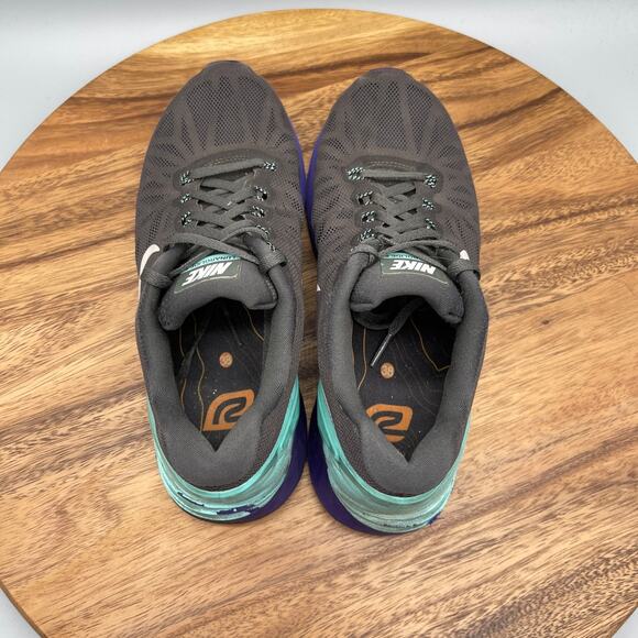 Nike LunarGlide 6 Shoes Womens Size 7 Gray Running Comfort Walking Gym Sneakers - Picture 5 of 8